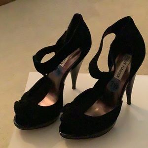 Black suede Steve Madden